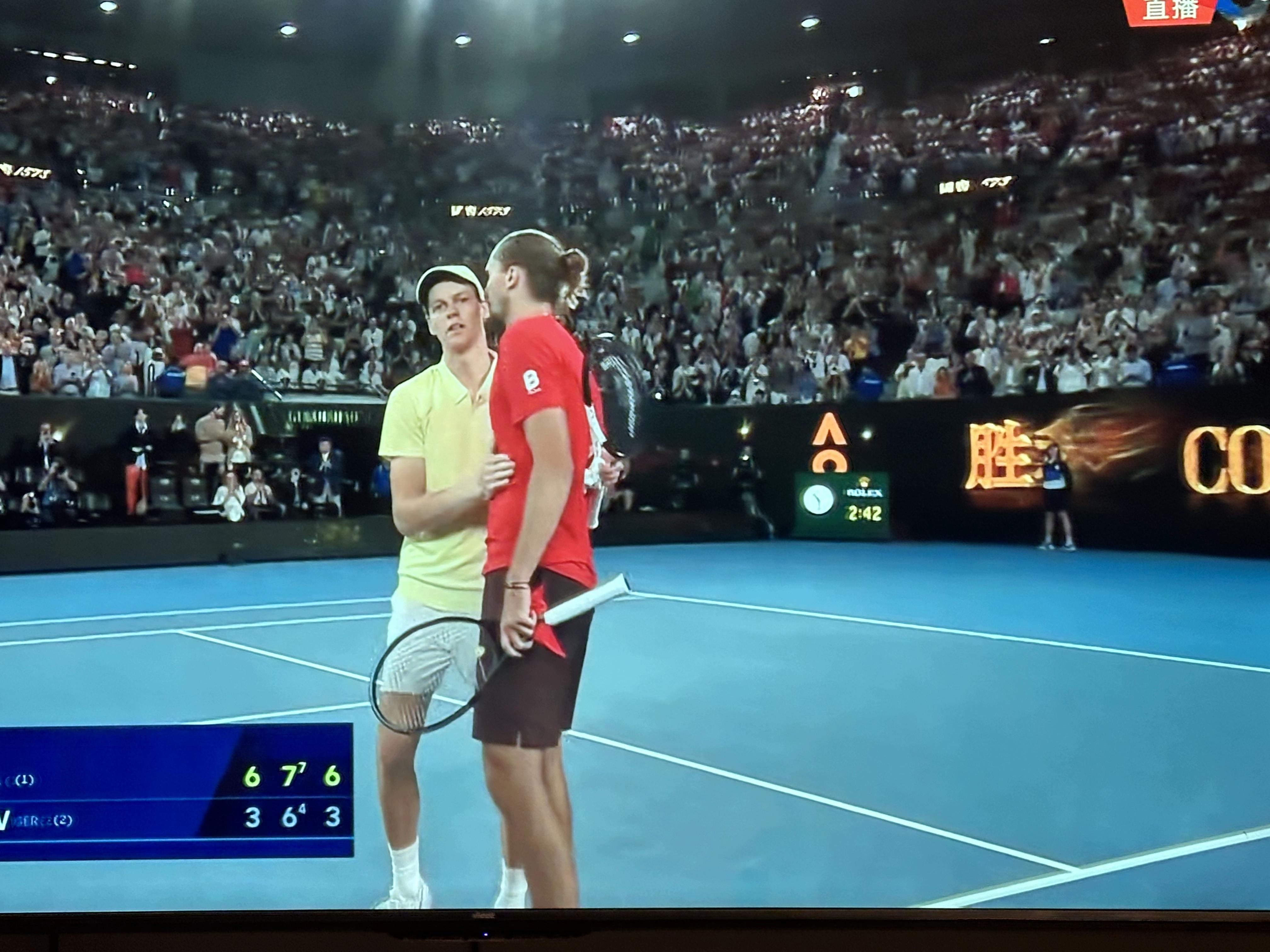 澳大利亚网球队碾压美国网球队，兹维列夫惊艳世界