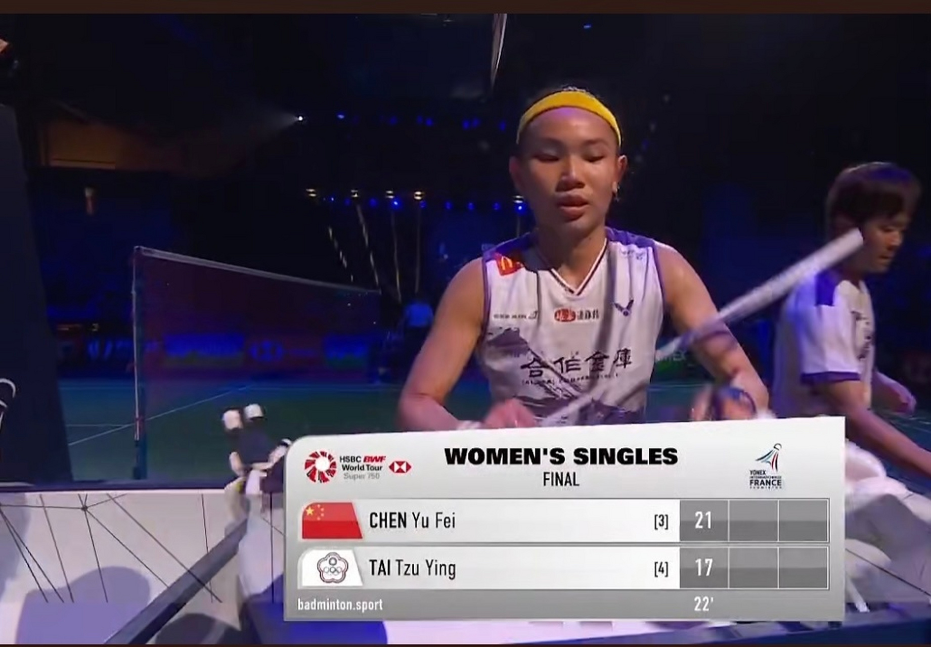 英格兰羽毛球队绝杀法国羽毛球队，戴资颖绝境逆转